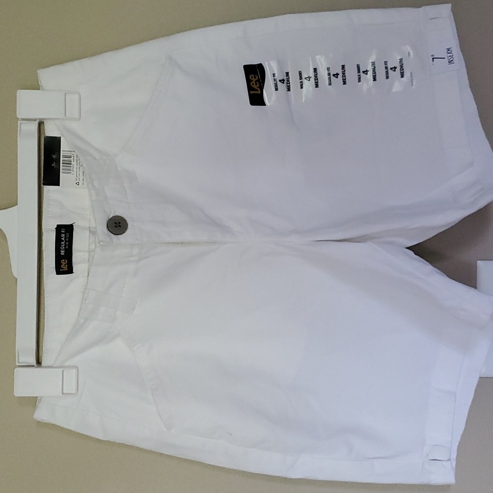 Lee white womens shorts size 4